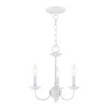 Home Basics 3 Light Small Chandelier by Livex - 4153