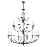 Home Basics 24 Light Oversized Chandelier by Livex - 4180