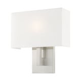 Hayworth 1 Light Wall Sconce 12 Inch Tall by Livex - 42412