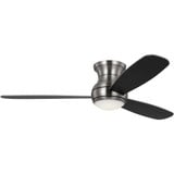 Orbis 3 Blade Hugger Ceiling Fan with Light Kit 52 Inch Wide by Generation - 30BSHR52