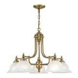 North Port 5 Light Large Chandelier by Livex - 4255