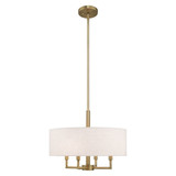 Meridian 4 Light Small Chandelier by Livex - 42604