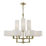 Rubix 12 Light Oversized Foyer Chandelier by Livex - 42669