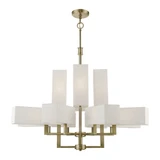 Rubix 12 Light Oversized Foyer Chandelier by Livex - 42669
