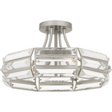 4 Light 17 Inch Wide Semi Flush Mount by Quoizel - QSF6209