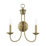 Estate 2 Light Wall Sconce by Livex - 42682