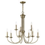 Estate 9 Light Large Chandelier by Livex - 42687
