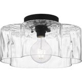 Lilly 1 Light 14 Inch Wide Semi Flush Mount by Quoizel - QSF6760