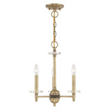 Bennington 3 Light Small Chandelier by Livex - 42703
