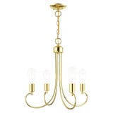 Bari 4 Light Small Chandelier by Livex - 42924