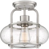 Trilogy 1 Light 10 Inch Wide Semi Flush Mount by Quoizel - TRG1710