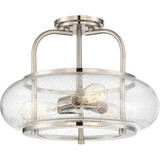 Trilogy 3 Light 16 Inch Wide Semi Flush Mount by Quoizel - TRG1716