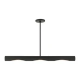 Novato 3 Light Tubular Linear Chandelier by Livex - 45897