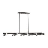 Acra 10 Light Small Linear Chandelier by Livex - 45918