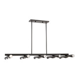 Acra 10 Light Small Linear Chandelier by Livex - 45918