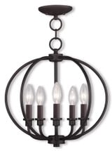 Clairmont 5 Light Medium Chandelier by Livex - 46065