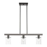 Munich 3 Light Modern Linear Chandelier by Livex - 46153