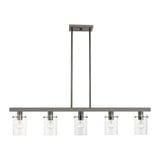Munich 5 Light Modern Linear Chandelier by Livex - 46155