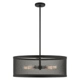 Industro 5 Light Medium Chandelier by Livex - 46215