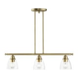 Montgomery 3 Light Island Chandelier by Livex - 46337