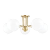 Stella 5 Light 30 Inch Wide Semi Flush Mount by Mitzi - H105605