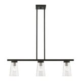 Cityview 3 Light Contemporary Linear Chandelier by Livex - 46713