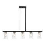Cityview 5 Light Contemporary Linear Chandelier by Livex - 46715