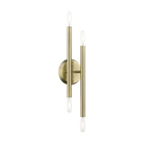 Soho 4 Light ADA Wall Sconce 17 Inch Tall by Livex - 46771