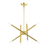 Soho 8 Light Small Chandelier by Livex - 46774