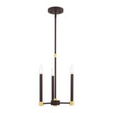 Karlstad 3 Light Mini Chandelier by Livex - 46883