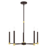 Karlstad 5 Light Medium Chandelier by Livex - 46885