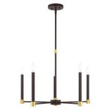 Karlstad 5 Light Medium Chandelier by Livex - 46885
