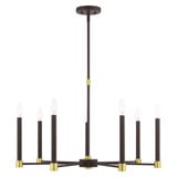 Karlstad 7 Light Large Chandelier by Livex - 46887