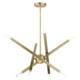 Moco 8 Light Medium Chandelier by Livex - 46985