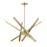 Moco 10 Light Large Chandelier by Livex - 46986