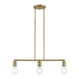 Lansdale 3 Light Minimalistic Linear Chandelier by Livex - 47163
