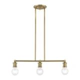 Lansdale 3 Light Minimalistic Linear Chandelier by Livex - 47163