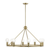 Lansdale 8 Light Large Chandelier by Livex - 47168