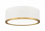 Bradley 24W 1 LED Flush Mount 4 Inch Tall and 12.25 Inch Wide By Z-Lite - 1018F12