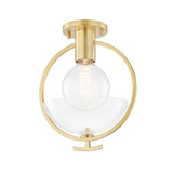 Ringo 1 Light 9 Inch Wide Semi Flush Mount by Mitzi - H387601