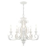 Valencia 5 Light Medium Chandelier by Livex - 49065