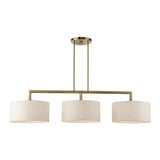 Meridian 3 Light Small Linear Chandelier by Livex 49293 - 49293