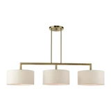 Meridian 3 Light Small Linear Chandelier by Livex 49293 - 49293