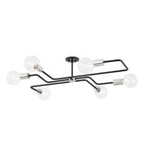 Jena 6 Light 40 Inch Wide Semi Flush Mount by Mitzi - H488606S