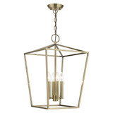 Devone 4 Light Small Chandelier by Livex - 49434