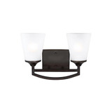 Hanford 2 Light Vanity Light by Generation - 4424502