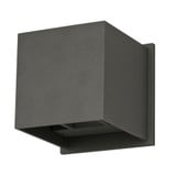Alumilux Cube 6W 2 LED Light Outdoor Wall Mount 4.5 Inch Wide by ET2 - E41308