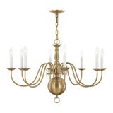 Williamsburgh 8 Light Large Chandelier by Livex - 5007
