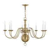 Williamsburgh 8 Light Large Chandelier by Livex - 5007