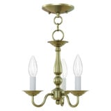 Williamsburgh 3 Light Mini Chandelier by Livex - 5009